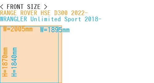 #RANGE ROVER HSE D300 2022- + WRANGLER Unlimited Sport 2018-